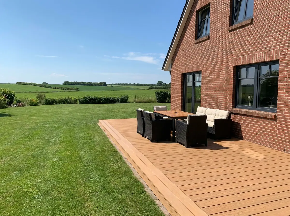 Terrassenpflaster und Einfahrt