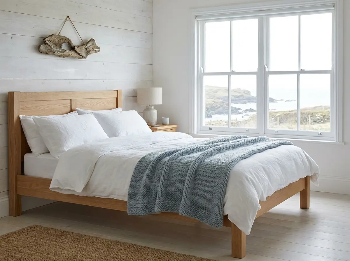 Gemütliches Schlafzimmer der Ferienwohnung Dünengold